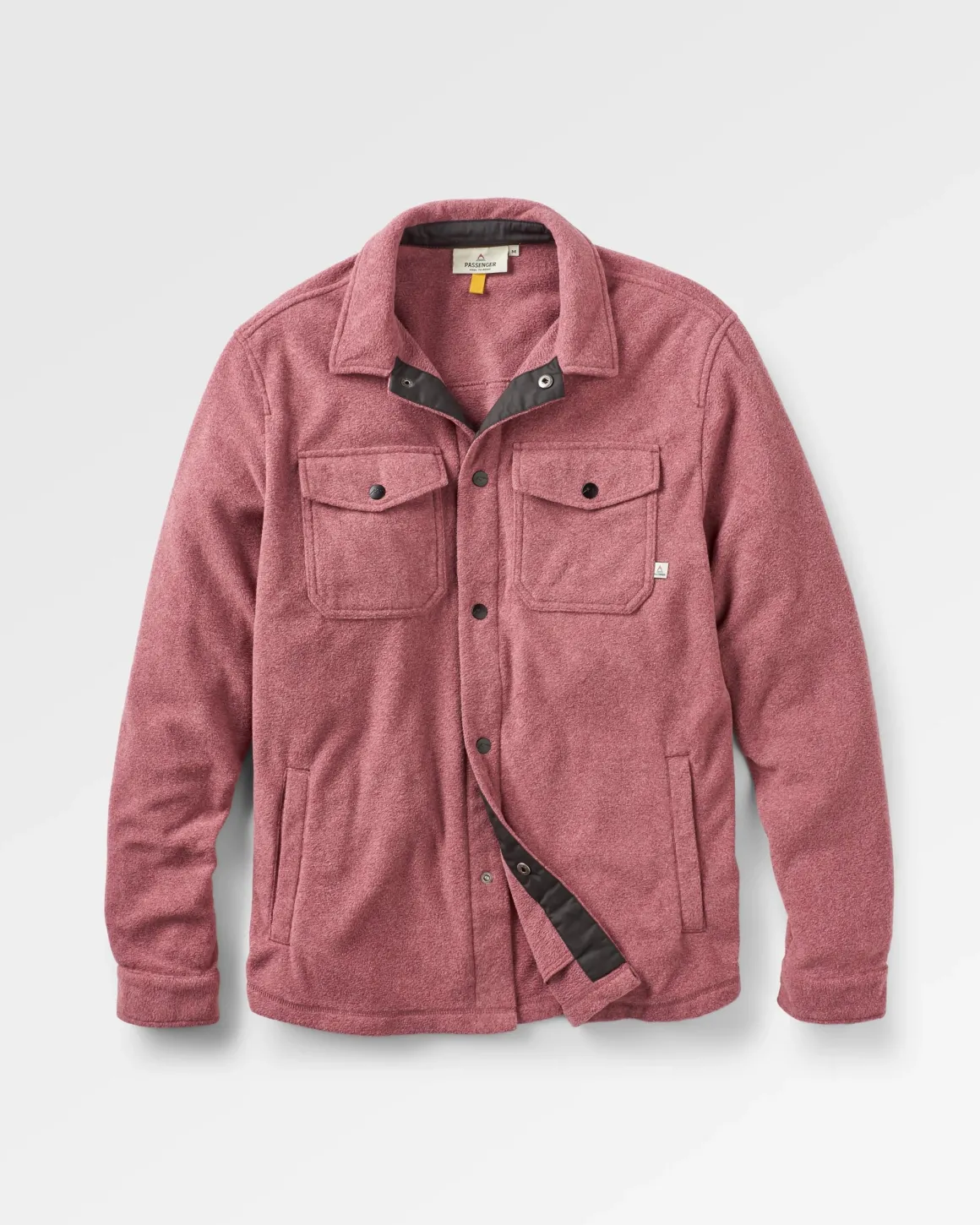 Chemise en Polaire Recyclée Maple - Vin Chiné