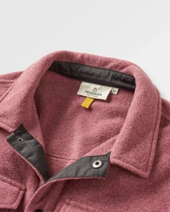 Chemise en Polaire Recyclée Maple - Vin Chiné