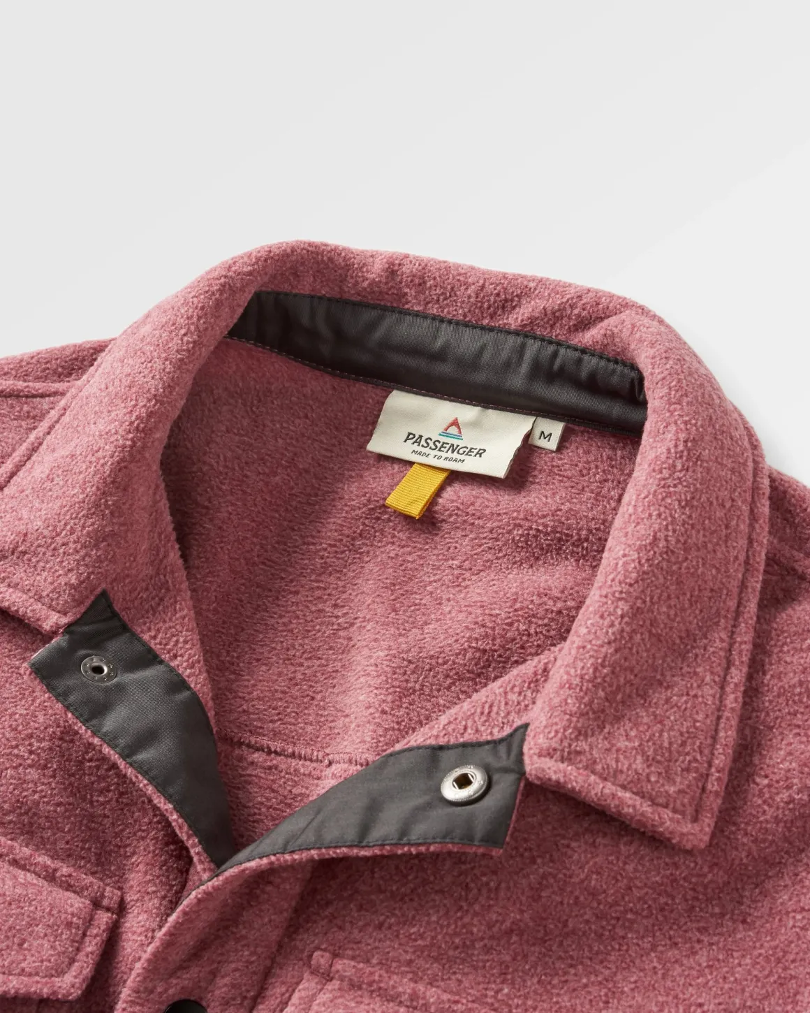 Chemise en Polaire Recyclée Maple - Vin Chiné