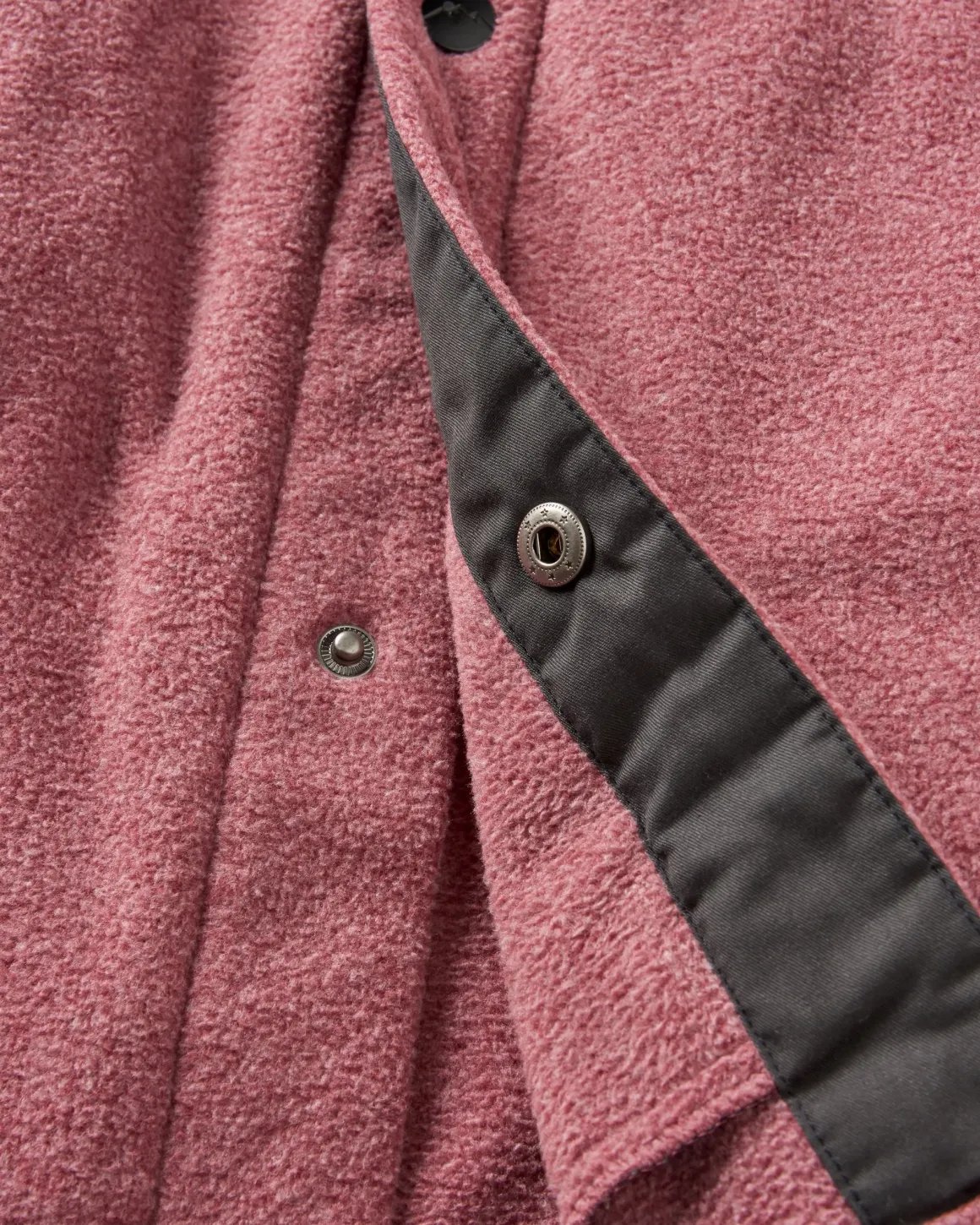 Chemise en Polaire Recyclée Maple - Vin Chiné
