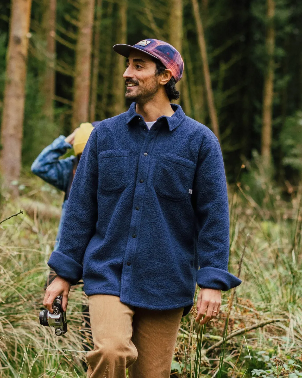 Chemise en polaire Sherpa recyclée Backcountry - Rich Navy