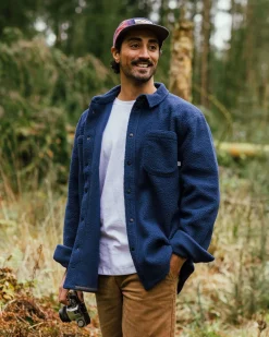 Chemise en polaire Sherpa recyclée Backcountry - Rich Navy