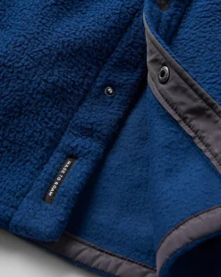 Chemise en polaire Sherpa recyclée Backcountry - Rich Navy