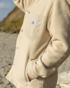 Chemise Sherpa Recyclée Oversize Rappel - Avoine