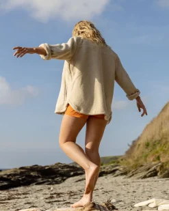 Chemise Sherpa Recyclée Oversize Rappel - Avoine
