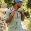 Chemise Stretch Traveller - Pistache