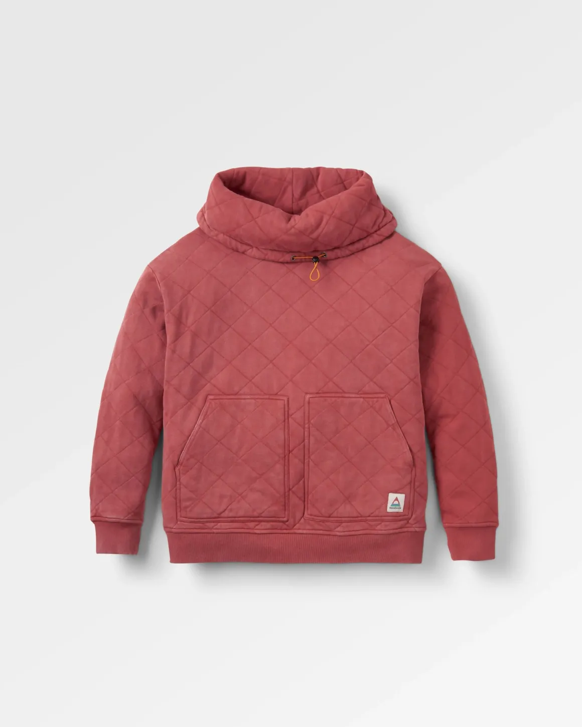 Clementine Recycled Quilted High Neck - Rouge Ocre