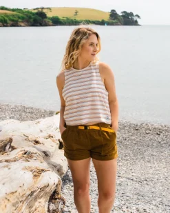 Débardeur en Coton Bio Retro Vibes - Rayures Rétro
