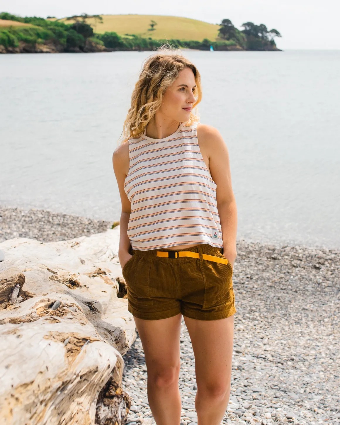 Débardeur en Coton Bio Retro Vibes - Rayures Rétro