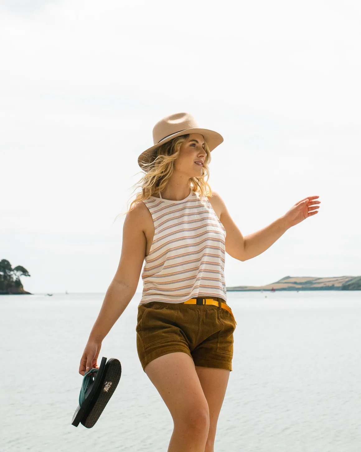 Débardeur en Coton Bio Retro Vibes - Rayures Rétro