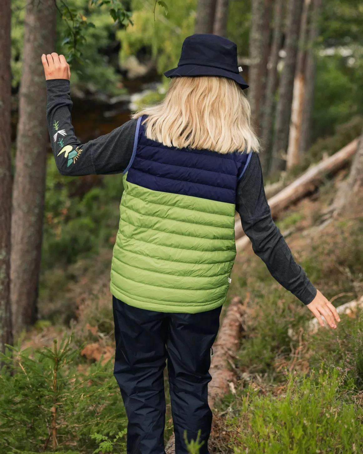 Doudoune recyclée Northstar - Rich Navy/Pear Green/Arctic