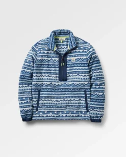 Ebb Polaire Recyclé - Mountain Geo Gris Bleu