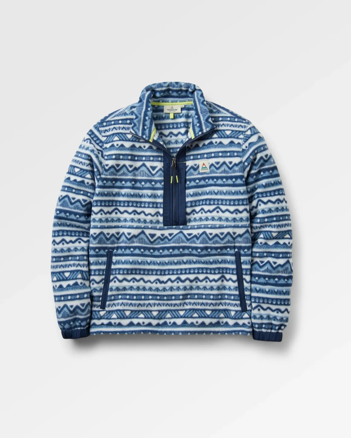 Ebb Polaire Recyclé - Mountain Geo Gris Bleu