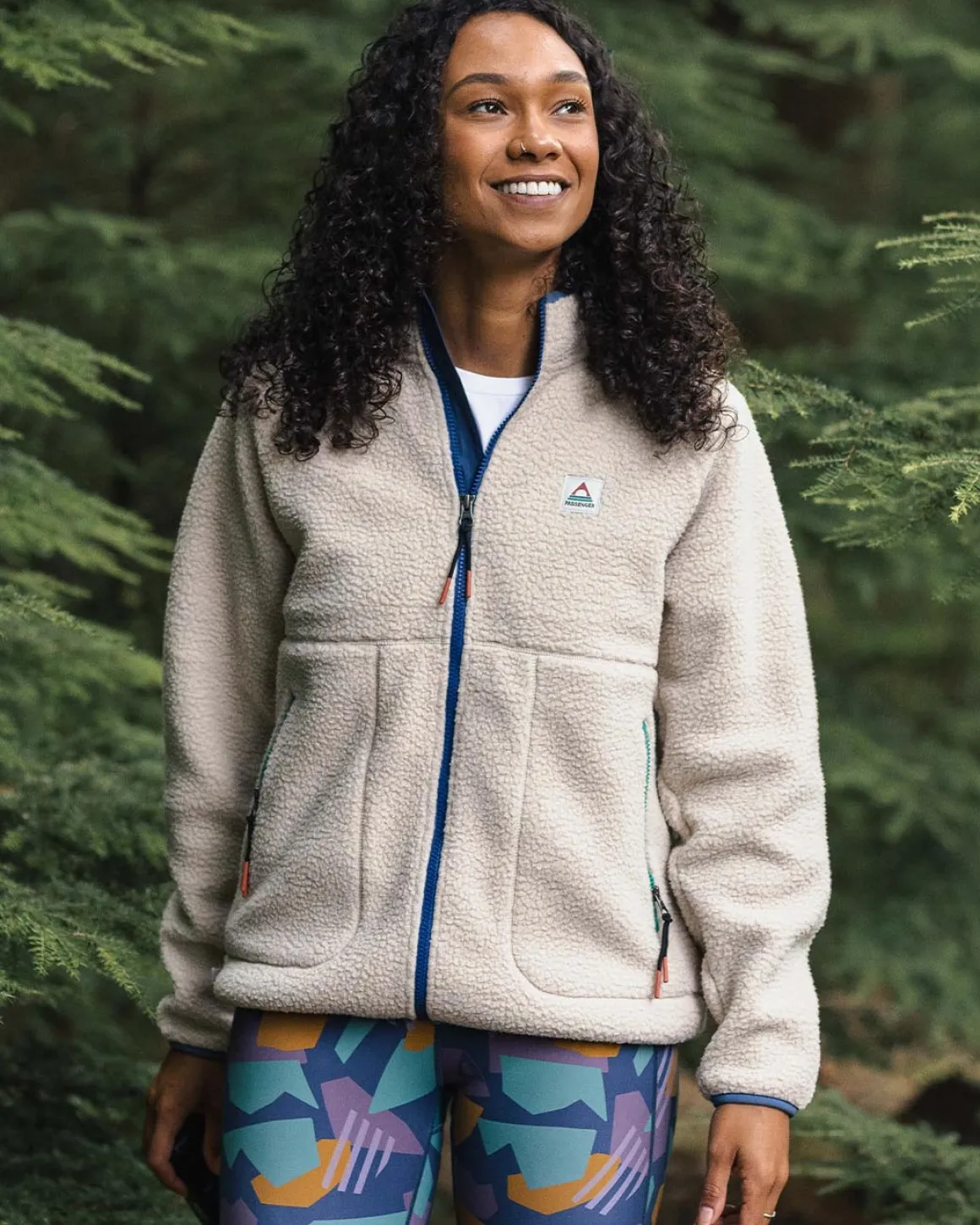Fairbanks Full Zip Recycled Sherpa Fleece - Avoine