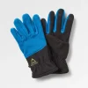 Gants en polaire recyclée pour écran tactile - Noir/Bleu Tidal