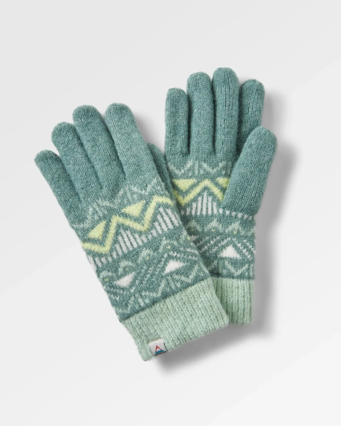 Gants Tricotés Recyclés en Ortie - Arctique