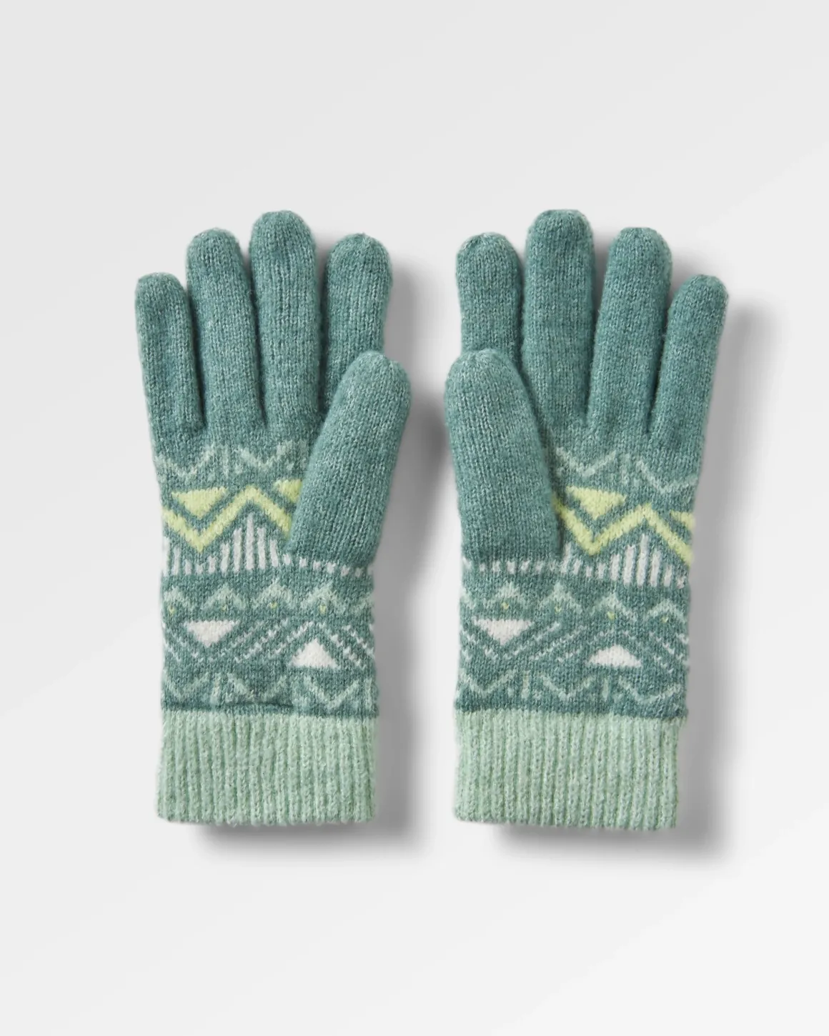 Gants Tricotés Recyclés en Ortie - Arctique