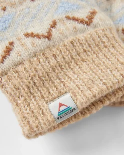Gants Tricotés Recyclés en Ortie - Bouleau