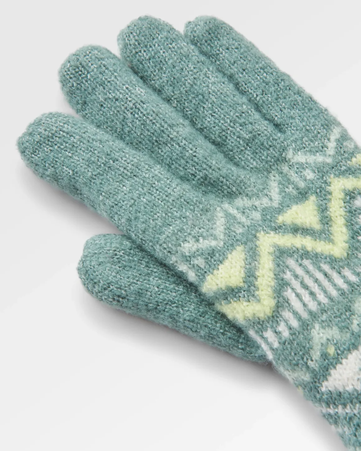 Gants Tricotés Recyclés en Ortie - Arctique