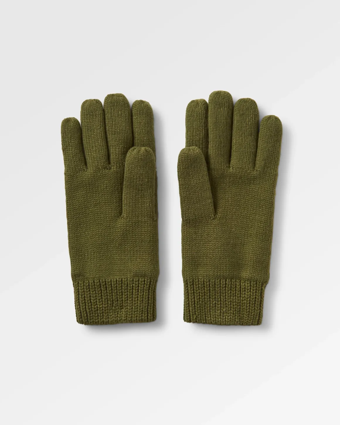Gants tricotés recyclés Gale - Kaki