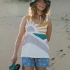 Gilet en Coton Bio Sunsets - Marshmallow