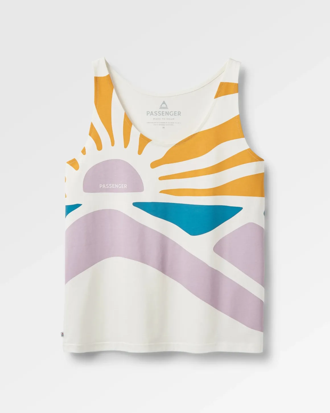 Gilet en Coton Bio Sunsets - Marshmallow