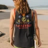 Gilet en coton recyclé planté - Noir