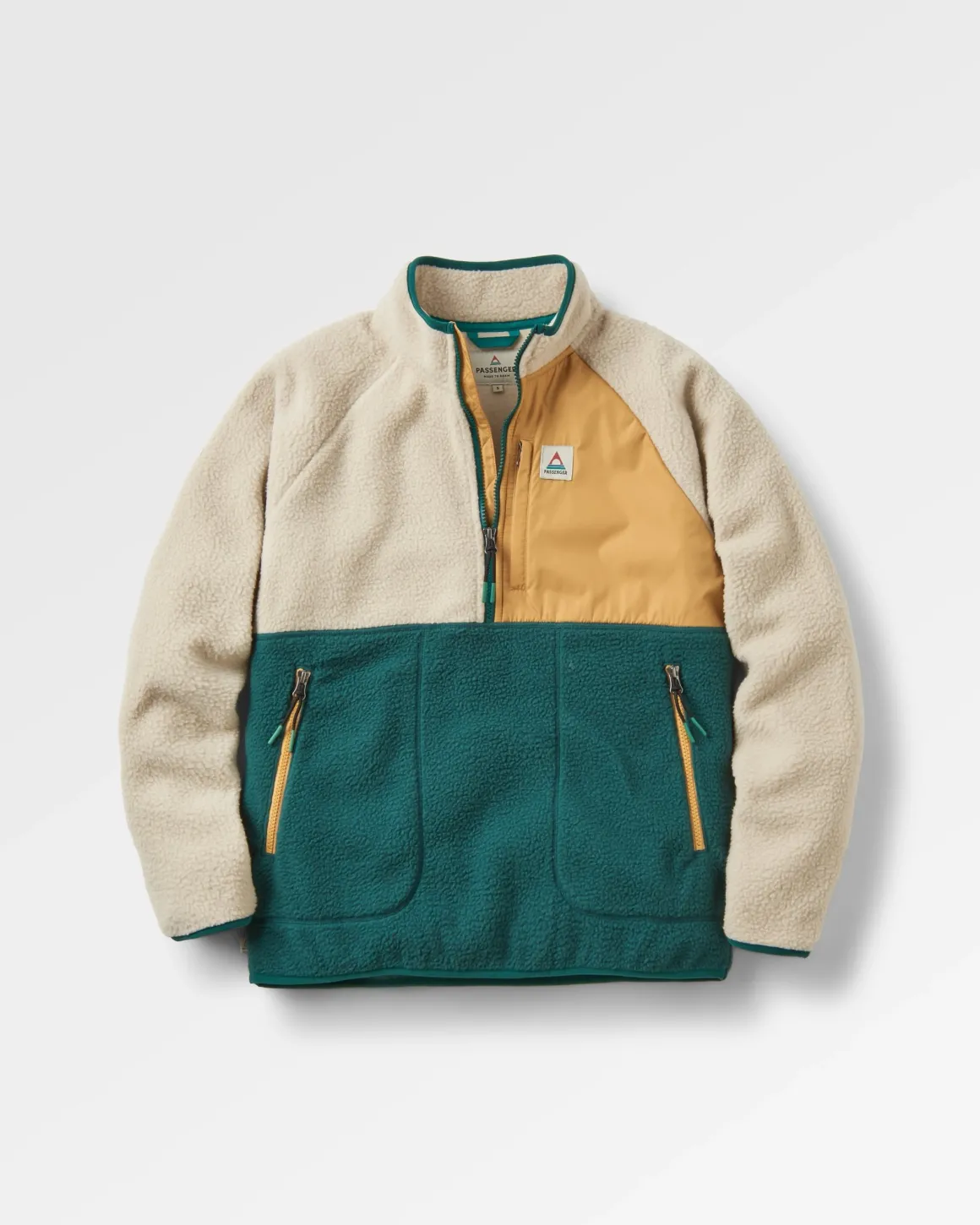 Home Sherpa Polaire Recyclé - Rain Forest/ Oatmeal