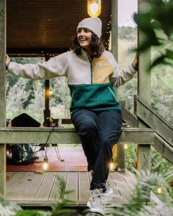 Home Sherpa Polaire Recyclé - Rain Forest/ Oatmeal