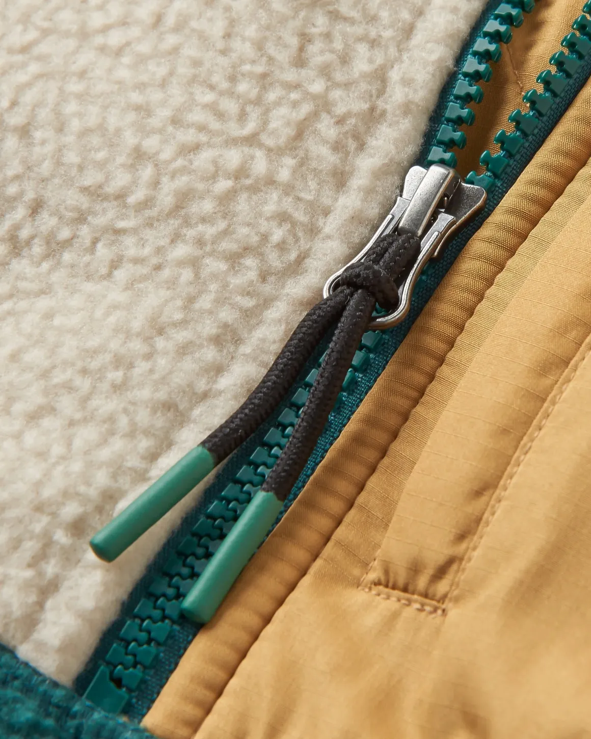 Home Sherpa Polaire Recyclé - Rain Forest/ Oatmeal