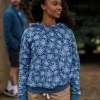 Hoodie en coton bio Arame - Bleu Acier Algue