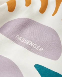 Hoodie en coton bio Sunsets - Marshmallow