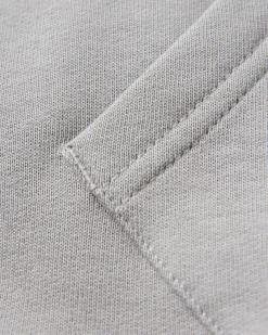 Hoodie en coton bio Waves u0026 Trees - Gris acier