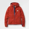 Hoodie en polaire recyclée Women's Crest - Red Ochre