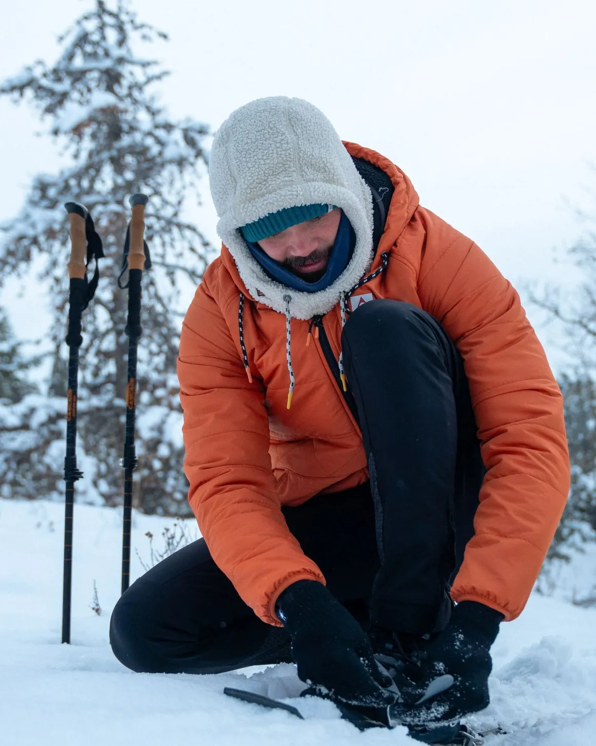 Hoodie en polaire recyclée Snowdrift - Bouleau