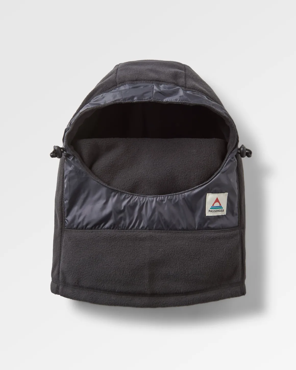 Hoodie en polaire recyclée Snow Lodge - Noir