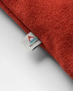 Hoodie en polaire recyclée pour hommes Pinegrove - Rouge Ocre