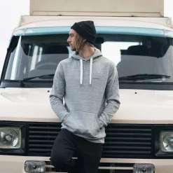 Hoodie Recyclé - Gris Marl