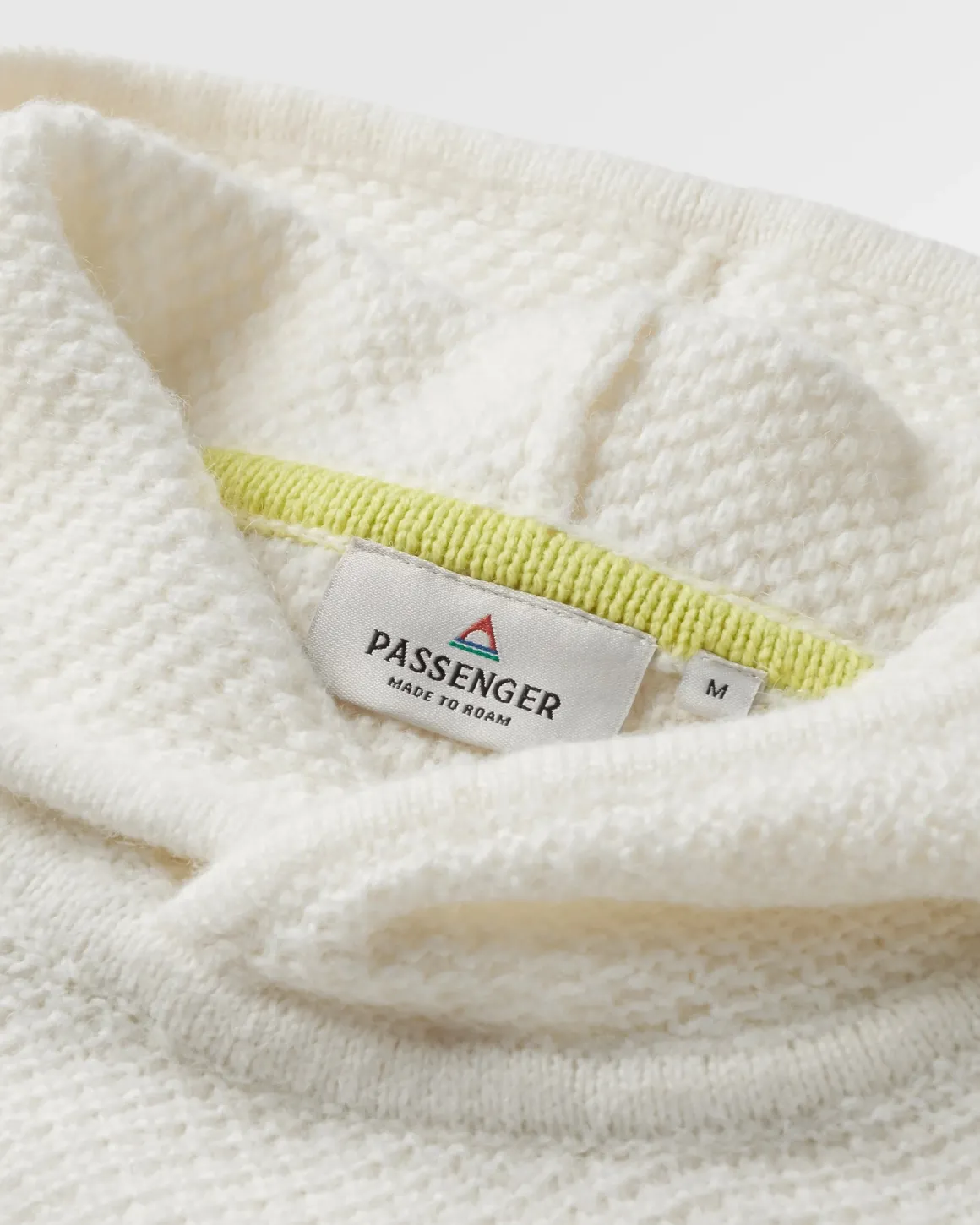 Hoodie Tricoté Recyclé Cove - Blanc Cassé