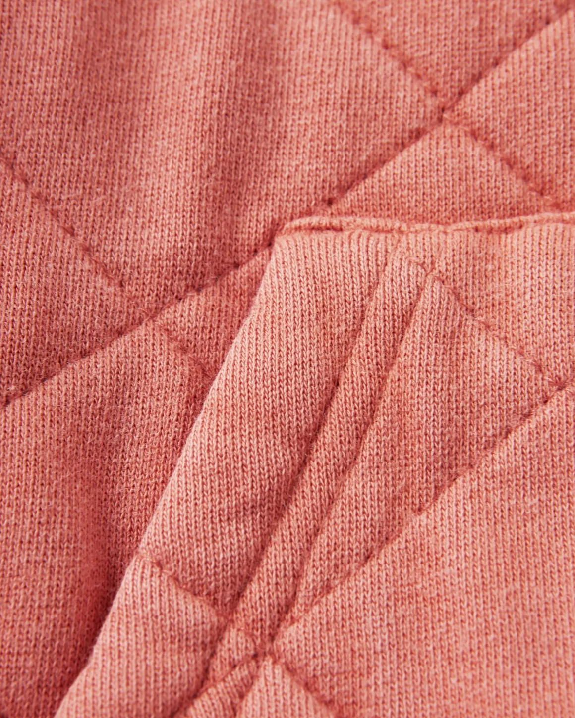 Hoodie zippé intégral matelassé recyclé Getaway - Orange brûlé