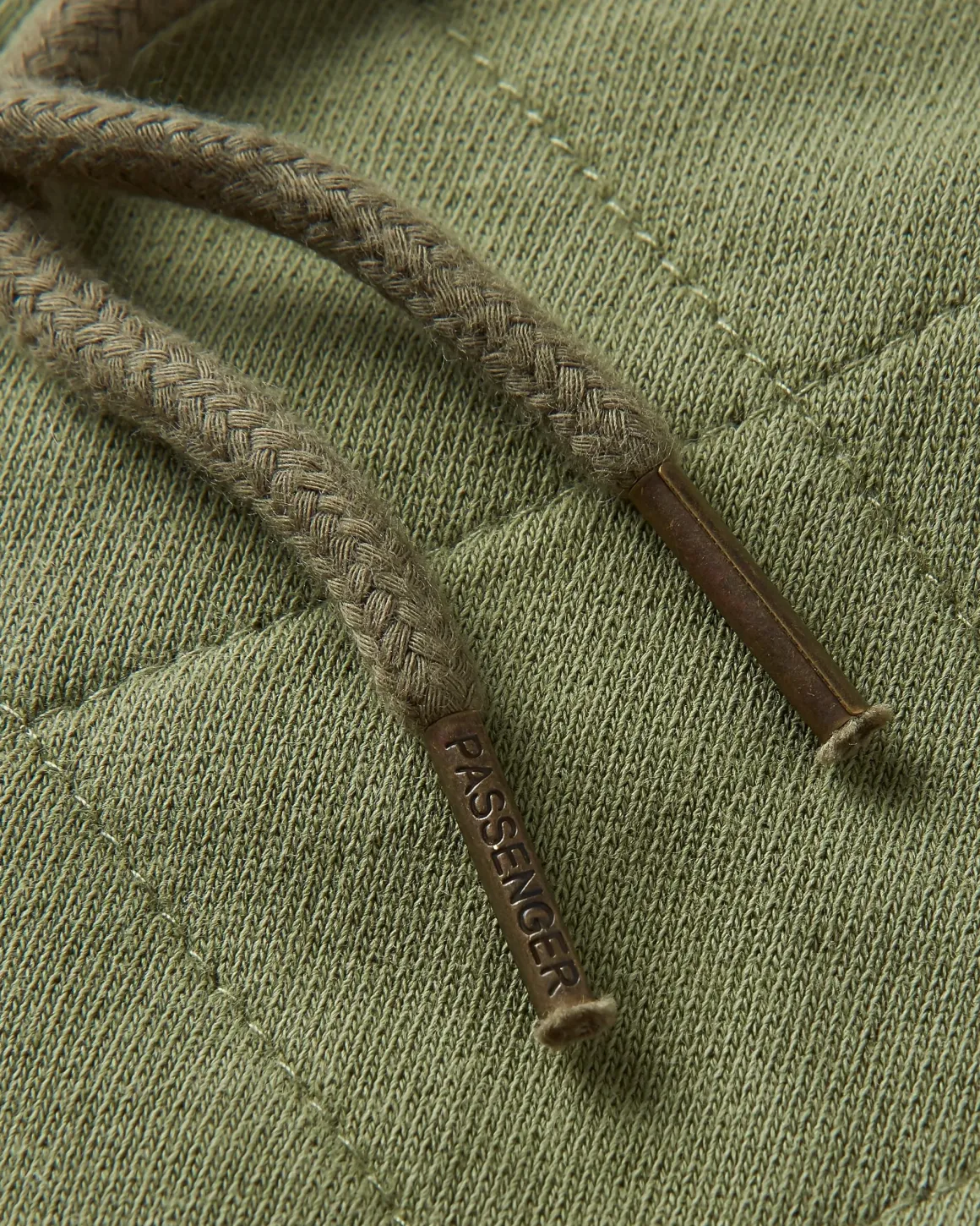 Hoodie zippé intégral matelassé recyclé Getaway - Khaki
