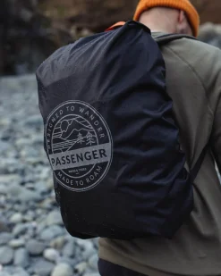 Housse de sac à dos recyclée (18-35L) - Noir