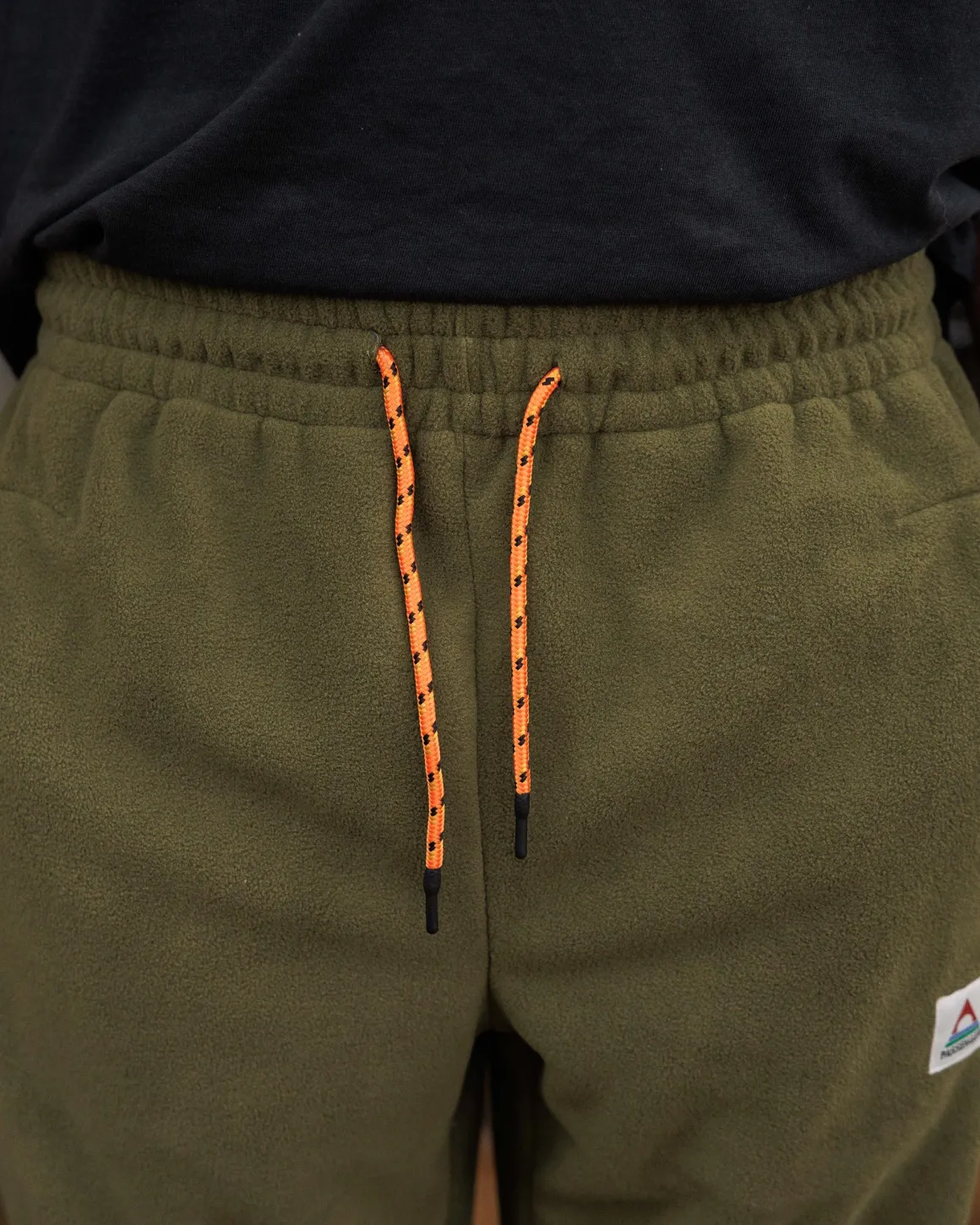 Jogger en polaire recyclée Set Off - True Black/ Khaki