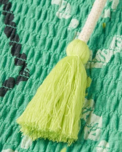 Jupe Maxi en Coton Recyclé Fareway - Vert Éclatant de l'Épinette