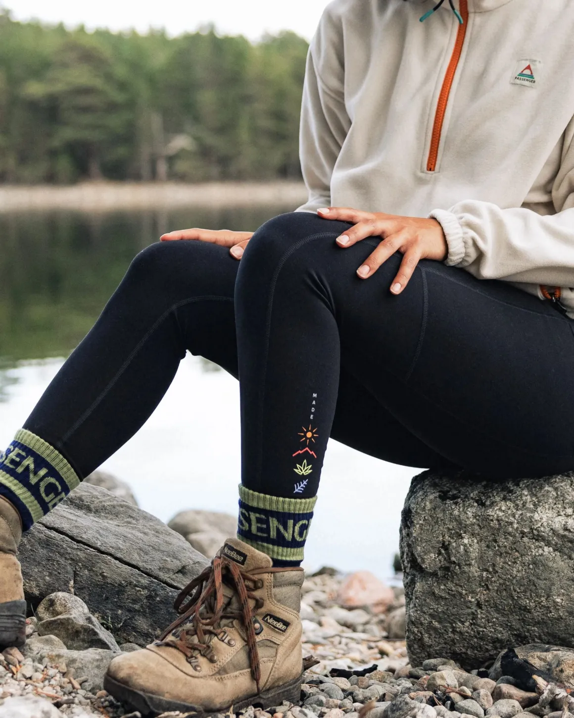 Legging Actif Recyclé Mantra - Noir