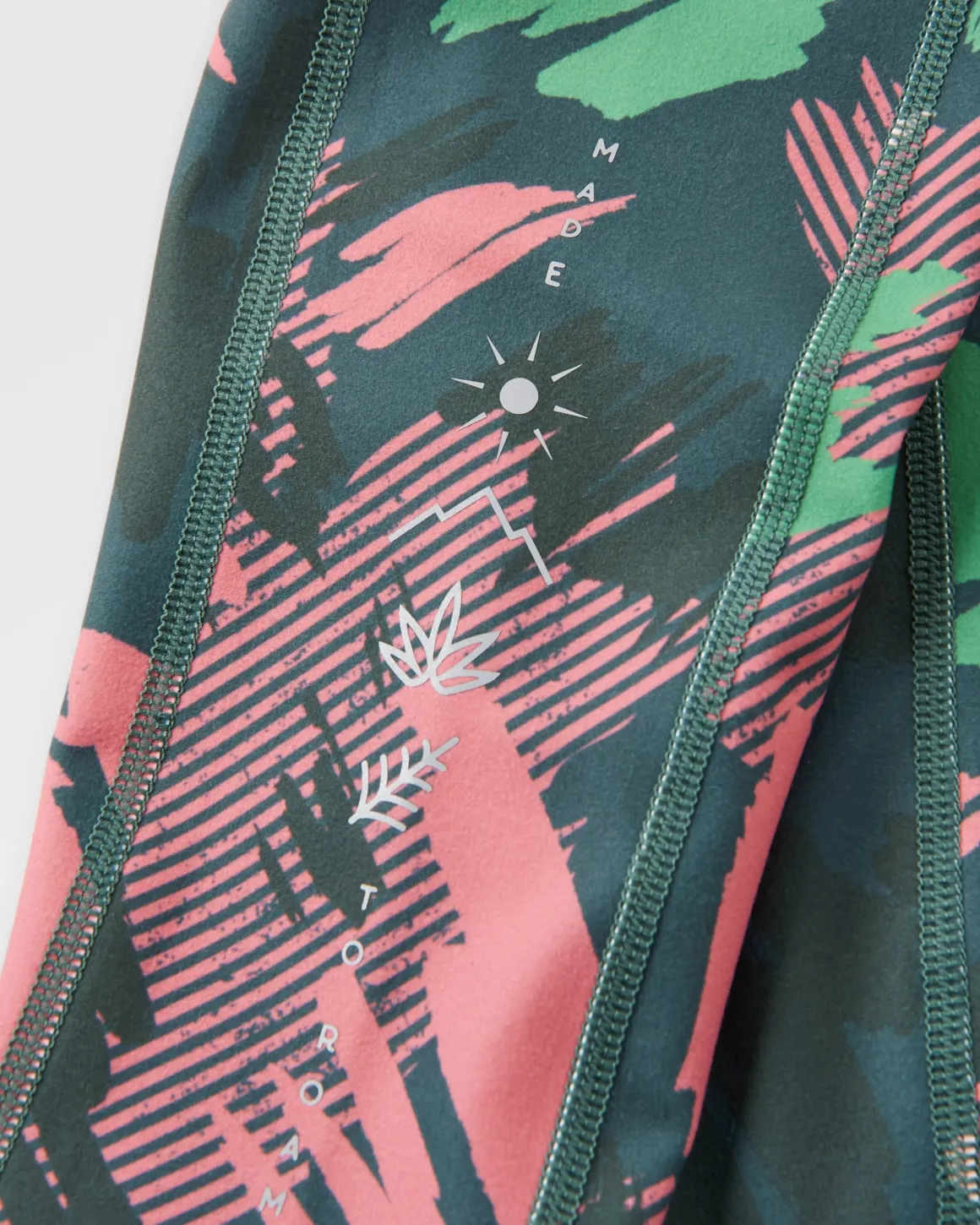 Legging Actif Recyclé Mantra - Montagne Abstraite Sapin
