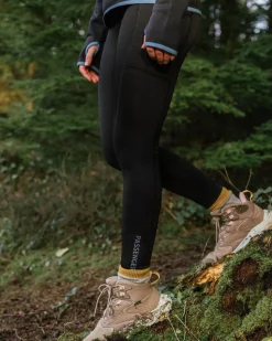 Legging d'hiver pour femmes en Polartec® recyclé - Noir