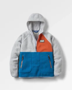 Maine 2.0 1/2 Zip Recycled Sherpa Fleece - Blue Steel