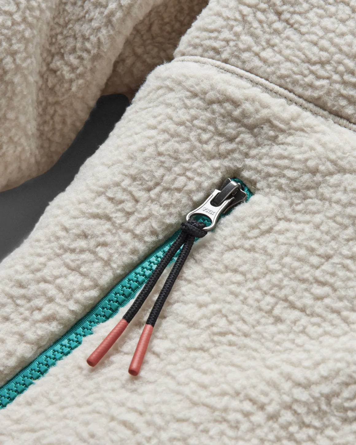 Maine 2.0 1/2 Zip Recycled Sherpa Fleece - Oatmeal