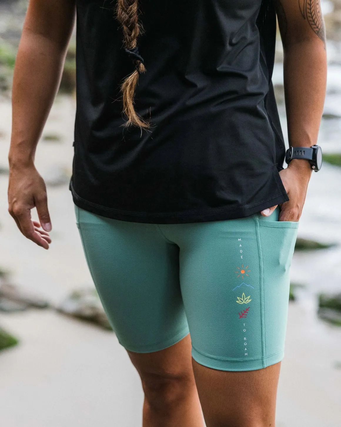 Mantra Short Actif Recyclé - Deep Sea